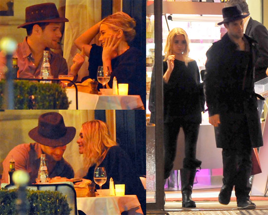 Photos of Ashley Olsen and Justin Bartha's Cute Dinner
