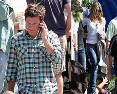 Photos of Jennifer Aniston, Jason Bateman Filming The Baster in LA