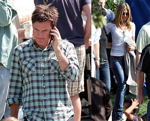 Photos of Jennifer Aniston, Jason Bateman Filming The Baster in LA