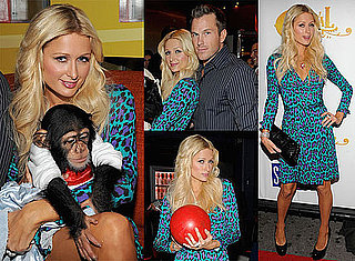 Photos of Paris Hilton With a Chimpanzee, Video of Paris Hilton on Supernatural