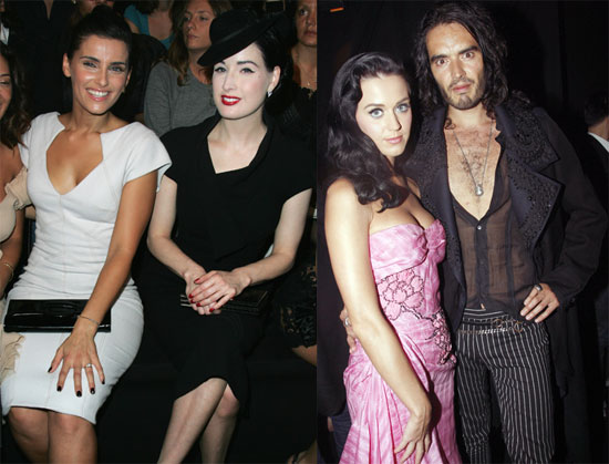Photos of Katy Perry and Russell Brand at Fashion Week