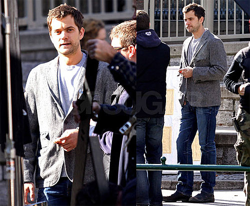 Photos of Joshua Jackson Smoking a Cigar on the Set of Fringe in Vancouver