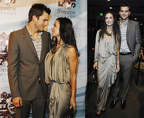 Photos of Ashton Kutcher and Demi Moore at The Freedom Awards in LA 2009-10-14 15:00:00