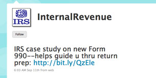 IRS Gets Twitter Account