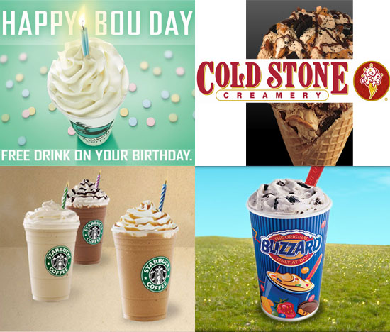 Where to Get Free Ice Cream and Coffee on Your Birthday Where to Get Free Ice Cream and Coffee on Your Birthday