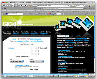 Make Animated Gifs With Website Gickr
