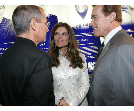 Schmoozing With Arnold and Maria