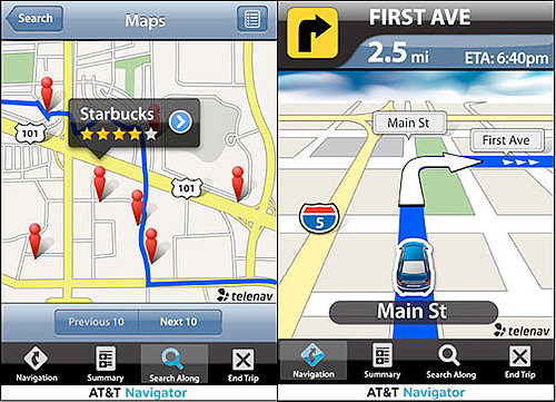 AT&T TeleNav GPS Application to Cost $10 a Month For Service