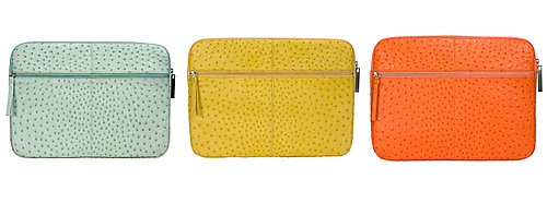 Bodhi Ostrich Leather Laptop Sleeve Retails For $998 Plus Tax