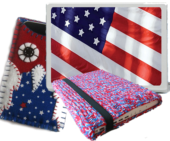 Red, White, and Blue Gadget Accessories