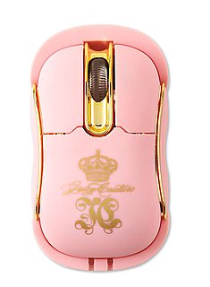 Juicy Couture Mouse Is Pink! Gold! Wireless! 