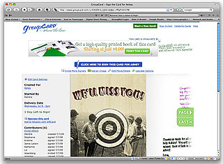 Group Card Makes Electronic Group Greeting Cards