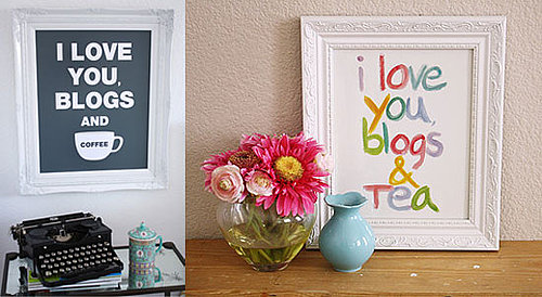 Blogs and Coffee Print Makes a Perfect Pairing