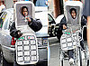 Tracy Morgan in a Cell Phone Costume on Set With Bruce Willis in NYC
