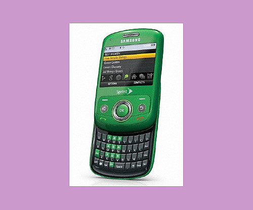 Samsung Debuts a Green Phone Samsung Debuts a Green Phone