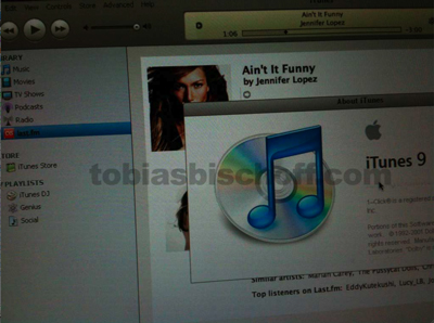 iTunes 9 Screenshots Show Twitter and Facebook Integration