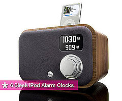 6 Sleek iPod Alarm Clocks That Won't Leave You Hating the AM 6 Sleek iPod Alarm Clocks That Won't Leave You Hating the AM