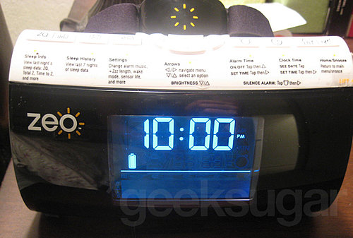 geeksugar Reviews the Zeo Personal Sleep Coach