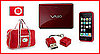 Technicolor Toys: Red Gadgets and Accessories