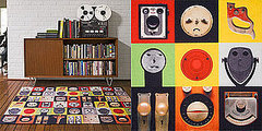 Flor's Find a Face Rug Reminds Me of Robots, Childhood
