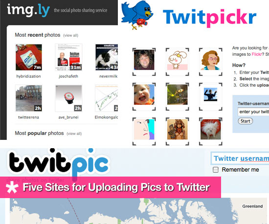 Five Handy Sites for Uploading Pics to Twitter