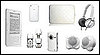 Technicolor Toys: White Gadgets and Accessories 