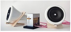Gleaming Porcelain Speakers For Acoustic Pros 