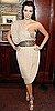 Photo of Kim Kardashian Wearing Metallic One-Shoulder Dress in South Africa