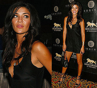 Photo of Jessica Szohr Wearing Black Jumper in Connecticut