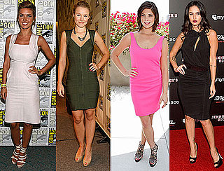 Photo of Audrina Patridge, Kristen Bell, Ashley Greene, and Megan Fox at 2009 Comic-Con