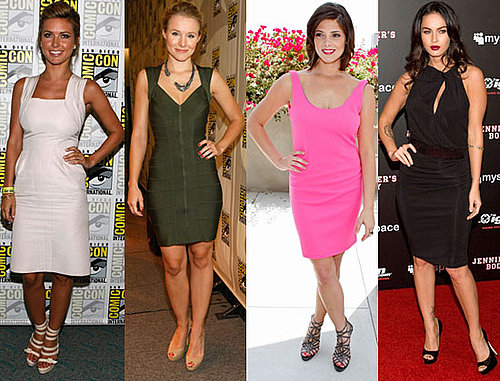 Photo of Audrina Patridge, Kristen Bell, Ashley Greene, and Megan Fox at 2009 Comic-Con