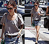 Photo of Rachel Bilson Wearing Denim Shorts in Los Feliz, LA