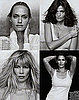 90s Supermodels Without Makeup in 2009 September Bazaar Shot by Peter Lindbergh