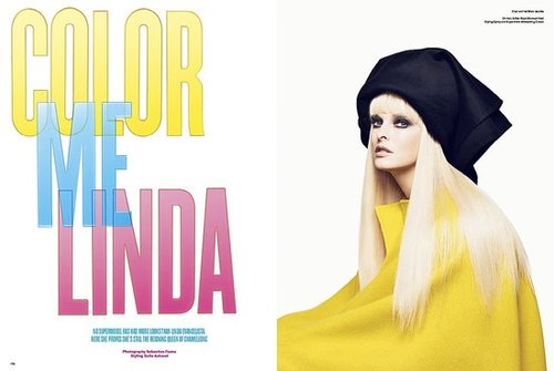 Girls on Film: Linda Evangelista, V Magazine, Issue 61 Girls on Film: Linda Evangelista, V Magazine, Issue 61