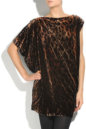 Diane von Furstenberg Velvet Asymmetric Dress