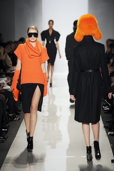 Michael Kors's Orange and Black Contrast Michael Kors's Orange and Black Contrast