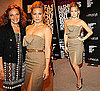 Kate Hudson Attends Fashion's Night Out in Strapless Plaid Michael Kors Dress
