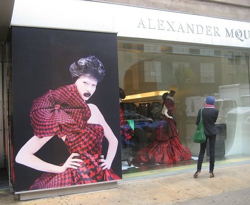 Fashion Week Quickie: McQueen's Wow Window 