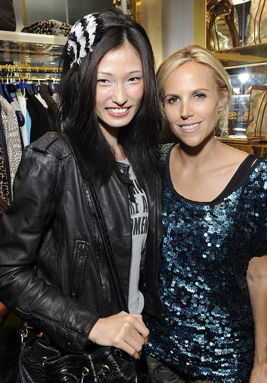 Happy faces at Tory Burch, and Tory Burch!
