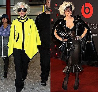 Lady Gaga in London and Berlin Wearing Marc Jacobs