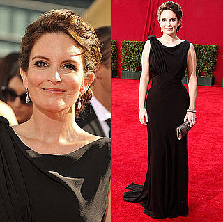 Photo of Tina Fey on the Emmy Awards Red Carpet