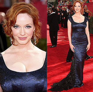 Photo of Christina Hendricks on the Emmy Awards Red Carpet