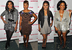 Photo of Gabrielle Union, Eve, Tracie Thoms, and Nia Long at Good Hair Premiere in LA