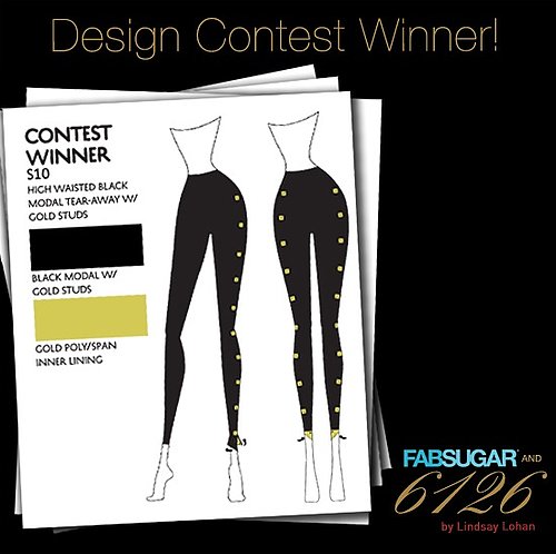 Lindsay Lohan 6126/FabSugar Leggings Contest Winner Announced
