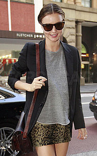 Photo of Miranda Kerr in Cat Print Mini in Sydney, Australia