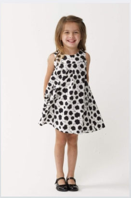 Cotton Ball Print Dress Cotton Ball Print Dress