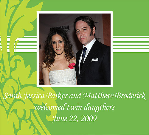 Sarah Jessica Parker Welcomes Twins
