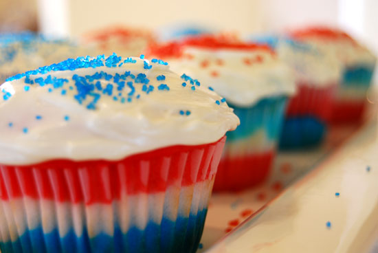 Fourth of July Cupcakes 2009-07-03 16:43:32