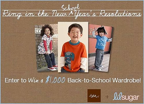 Ring In the New School Year and Win $1,000 Wardrobe From Tea Collection!
