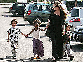 Lil Links: Angelina Looks Ready For a Game of Red Rover